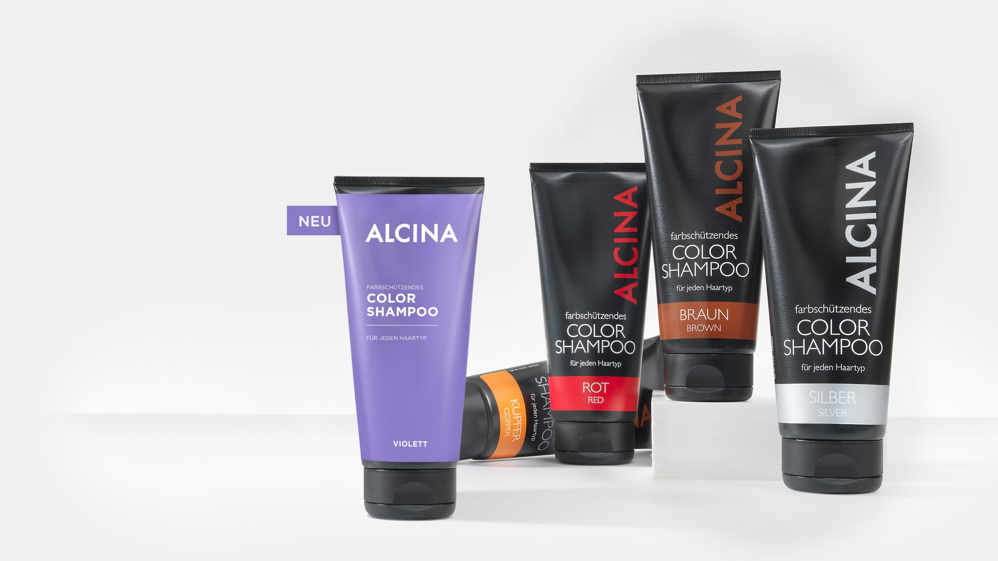 ALCINA Color-Shampoo Violett ergänzt die Farb-Familie - Dr. Wolff Group