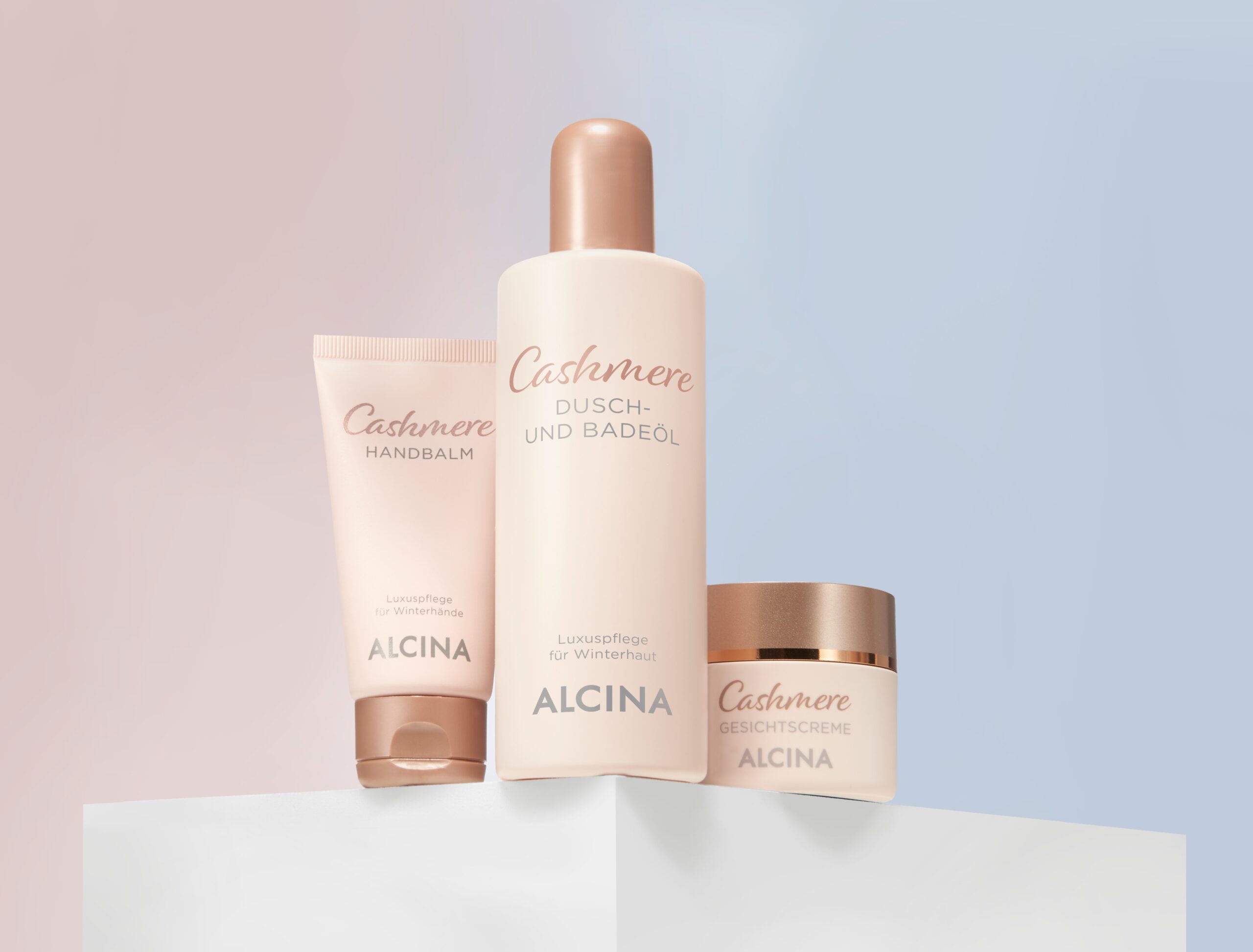 ALCINA Cashmere Dusch- und Badeöl mit Handbalm und Gesichtscreme